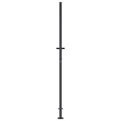 Garden Gate Anthracite 100x175 cm Steel Grass Design