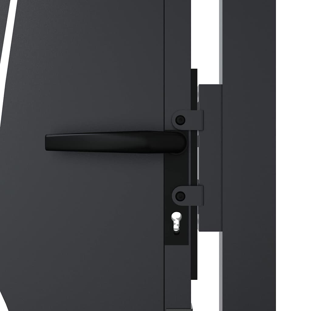 Garden Gate Anthracite 100x200 cm Steel Grass Design