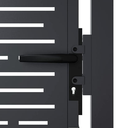 Garden Gate Anthracite 100x100 cm Steel Square Design