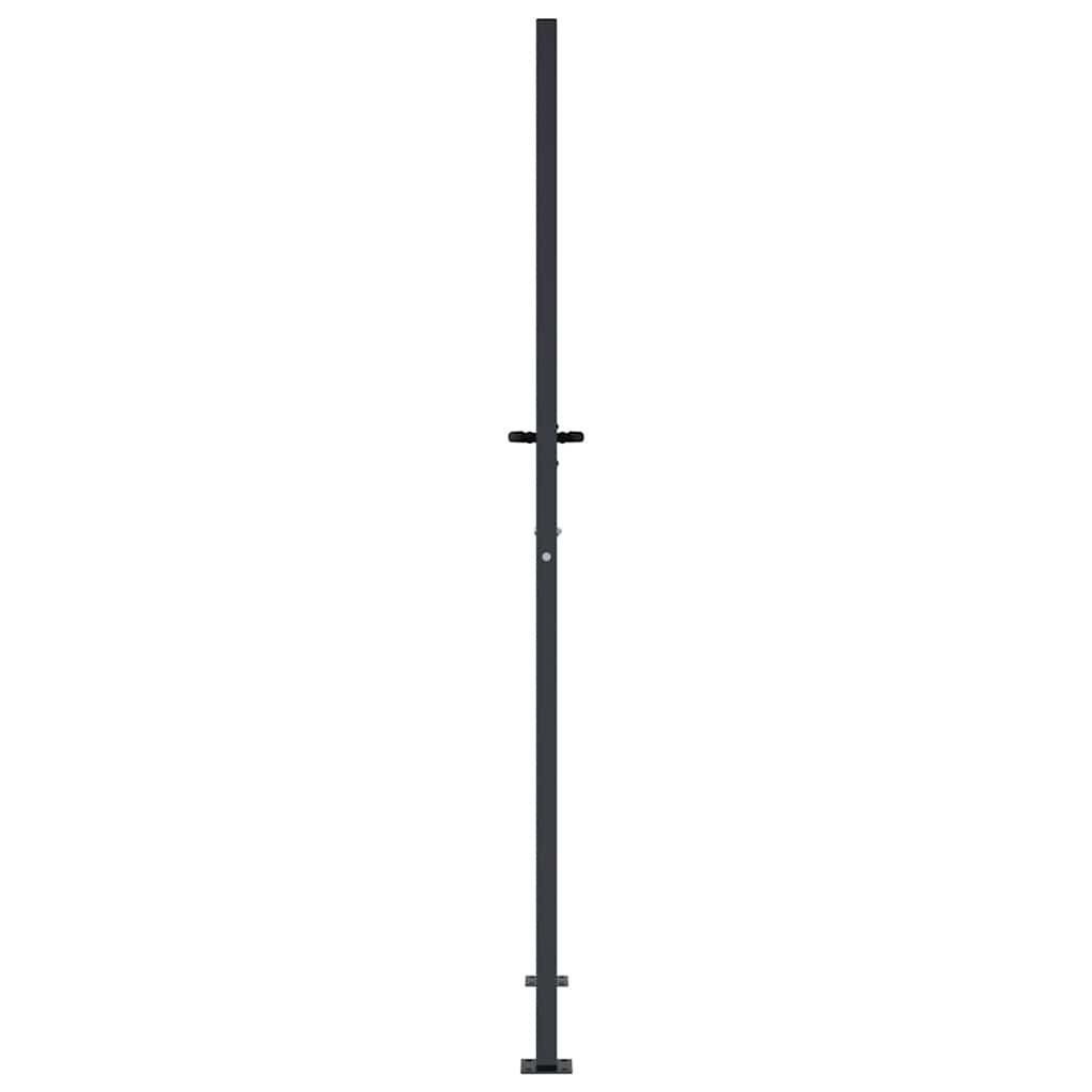 Garden Gate Anthracite 100x175 cm Steel Square Design