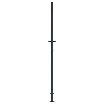 Garden Gate Anthracite 100x175 cm Steel Square Design