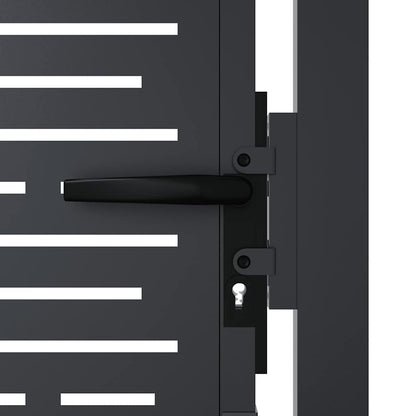 Garden Gate Anthracite 100x175 cm Steel Square Design