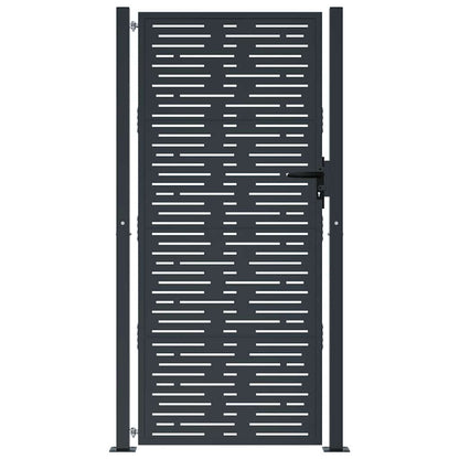 Garden Gate Anthracite 100x200 cm Steel Square Design