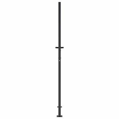 Garden Gate Anthracite 100x200 cm Steel Square Design