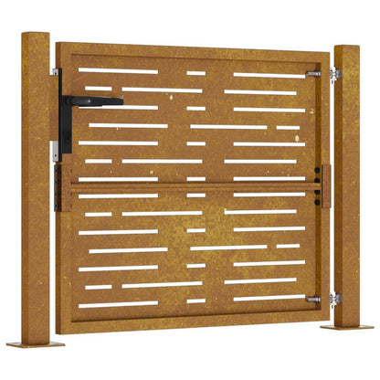 Garden Gate 100x75 cm Corten Steel Square Design
