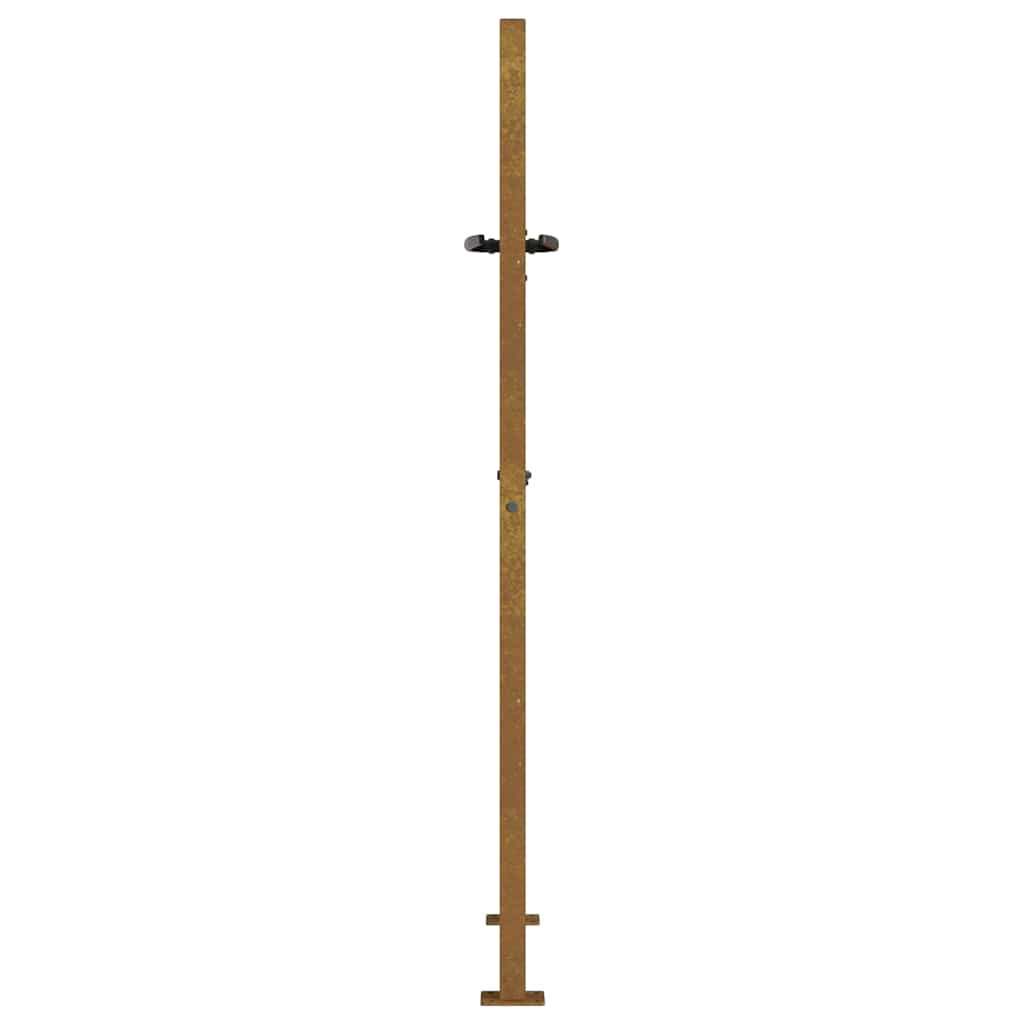 Garden Gate 100x125 cm Corten Steel Square Design