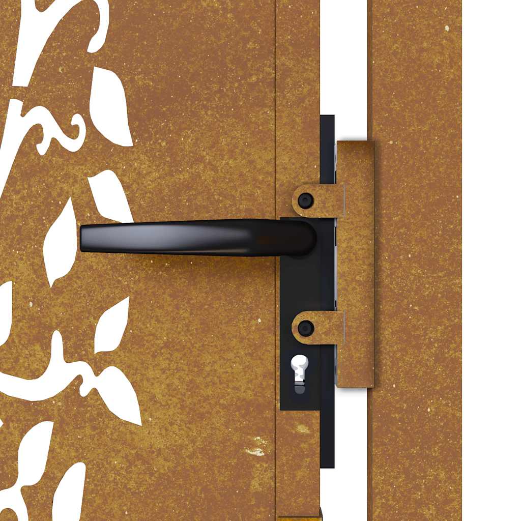 Garden Gate 100x200 cm Corten Steel Tree Design