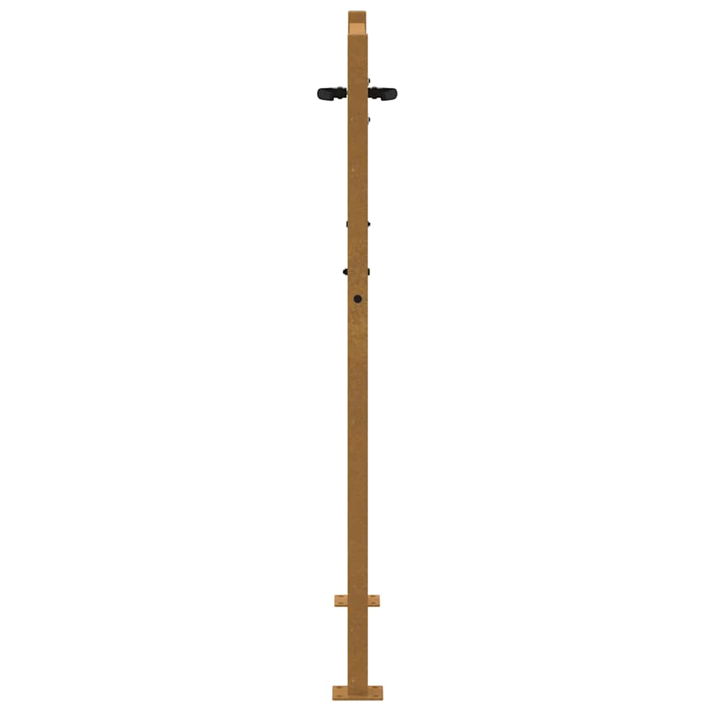 Garden Gate 100x150 cm Corten Steel Grass Design
