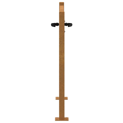 Garden Gate 100x100 cm Corten Steel Bamboo Design