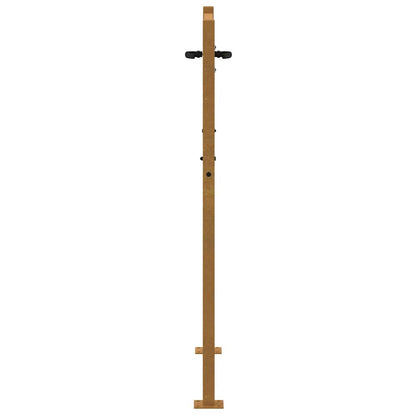 Garden Gate 100x125 cm Corten Steel Bamboo Design