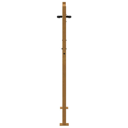 Garden Gate 100x150 cm Corten Steel Bamboo Design