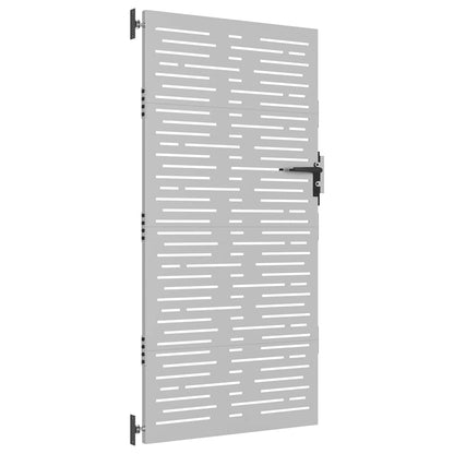 Garden Gate 85x200 cm Corten Steel Square Design
