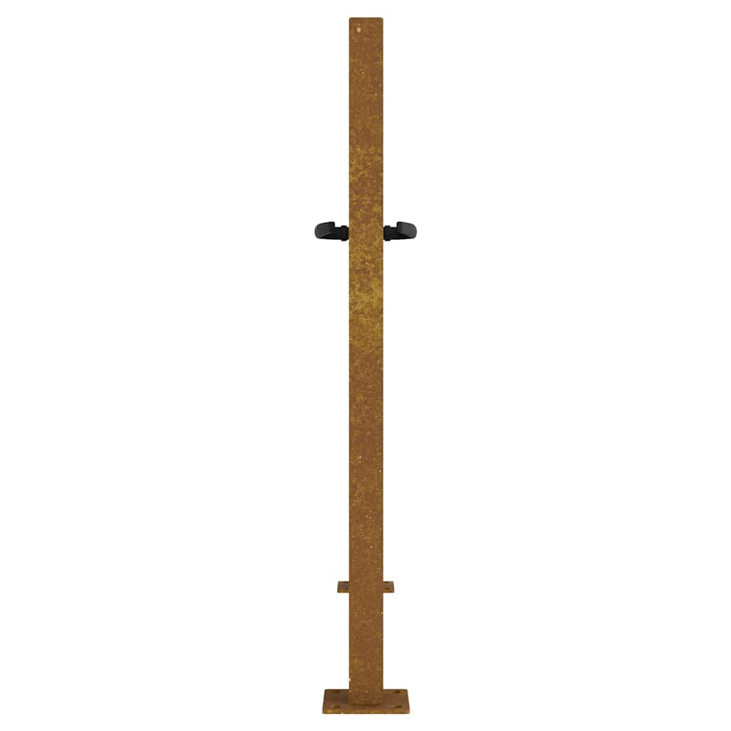 Garden Gate 100x75 cm Corten Steel Square Design