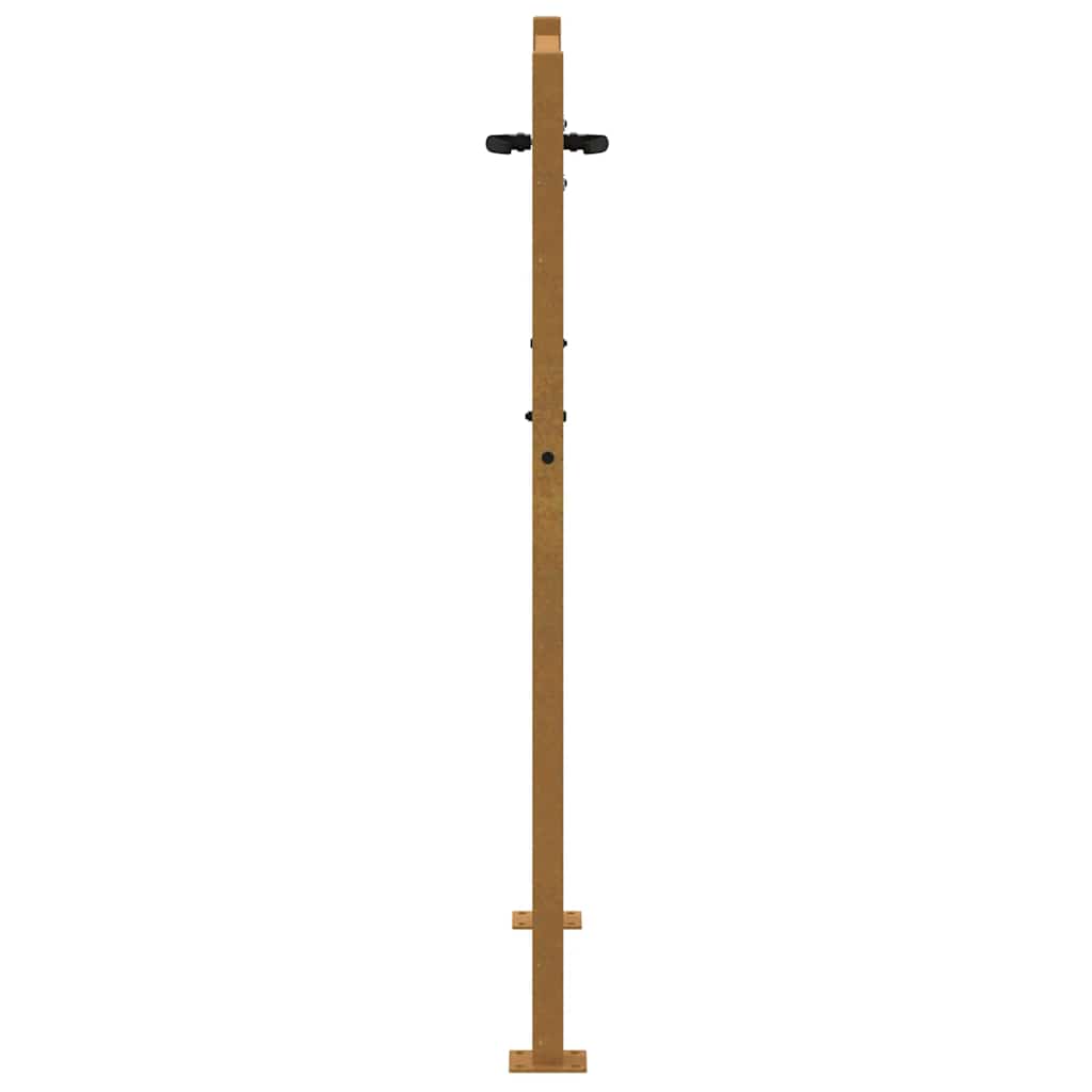 Garden Gate 100x125 cm Corten Steel Square Design