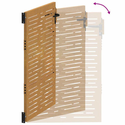 Garden Gate 100x125 cm Corten Steel Square Design