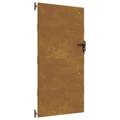 Garden Gate 85x200 cm Corten Steel