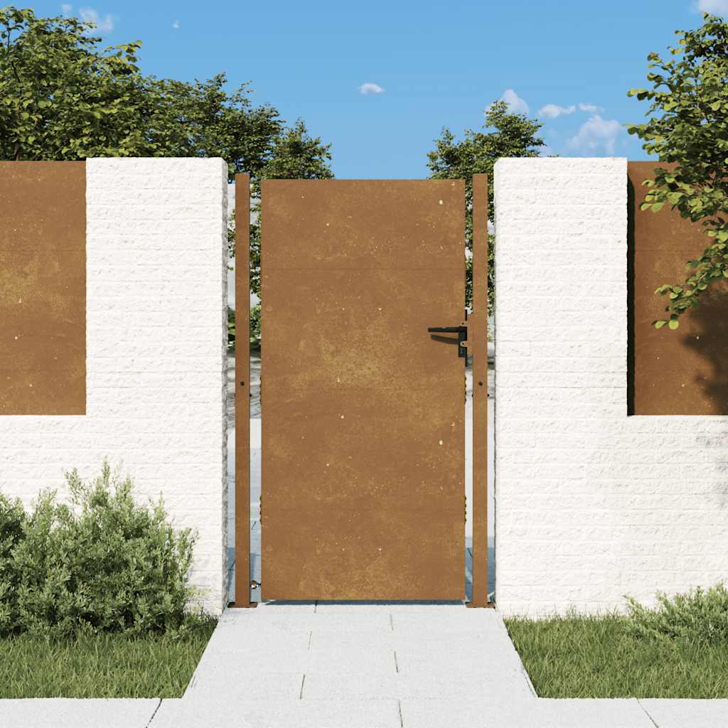 Garden Gate 100x175 cm Corten Steel