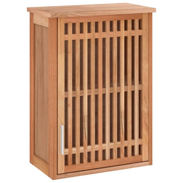 Wall-mounted Bathroom Cabinet 42x23x60 cm Solid Wood Walnut