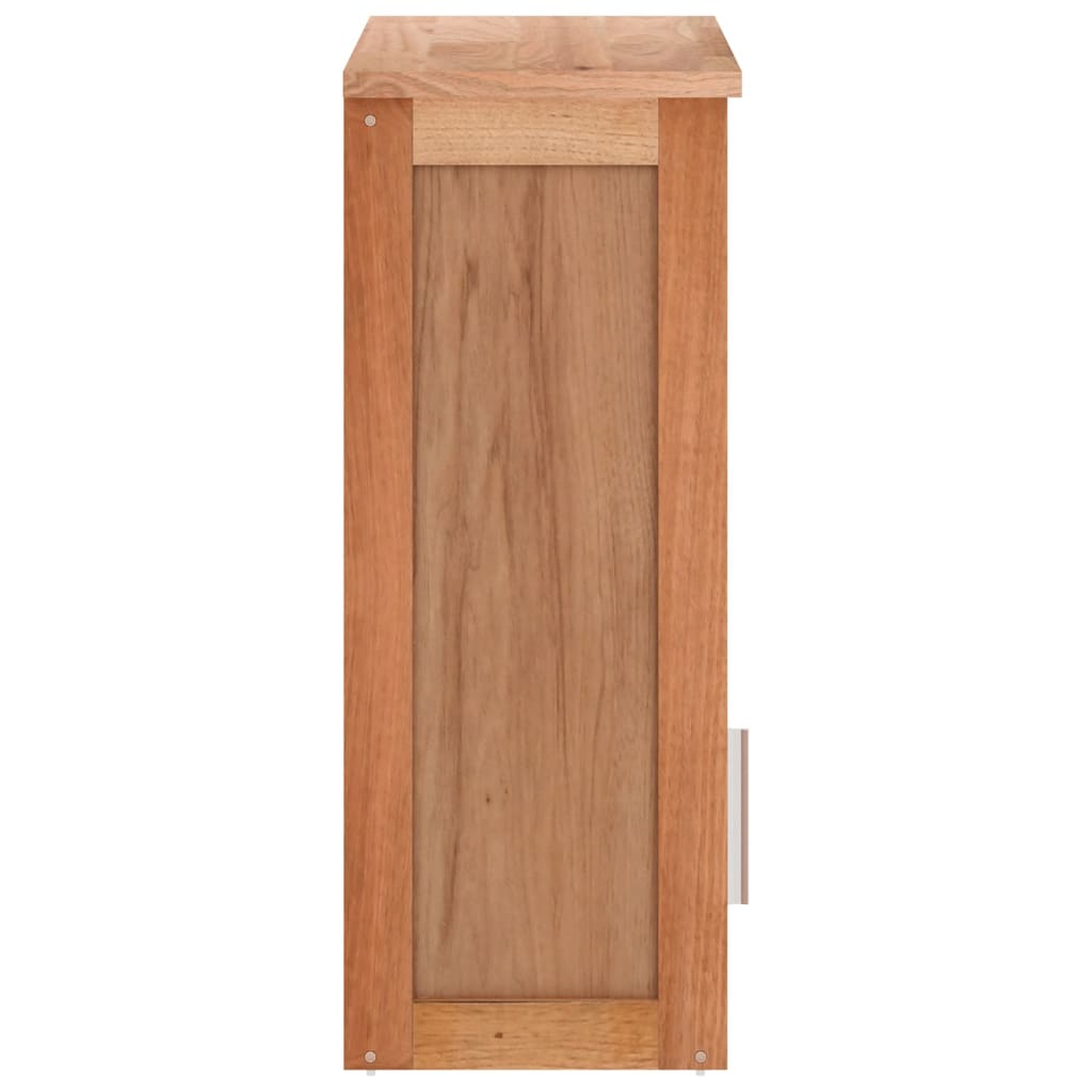 Wall-mounted Bathroom Cabinet 42x23x60 cm Solid Wood Walnut