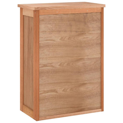 Wall-mounted Bathroom Cabinet 42x23x60 cm Solid Wood Walnut