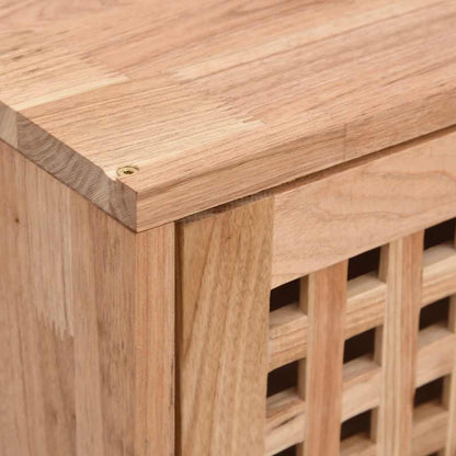 Wall Cabinet 42x18x42 cm Solid Wood Walnut