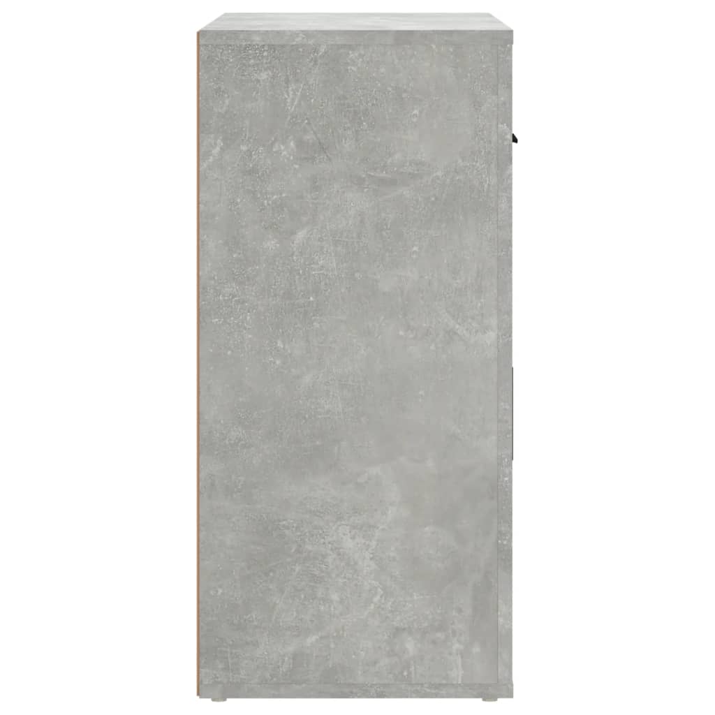 Sideboard Concrete Grey 80x33x70 cm Engineered Wood