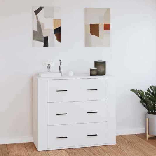 Sideboard | White | Engineered wood | 80cm x 33cm x 70cm | Storage