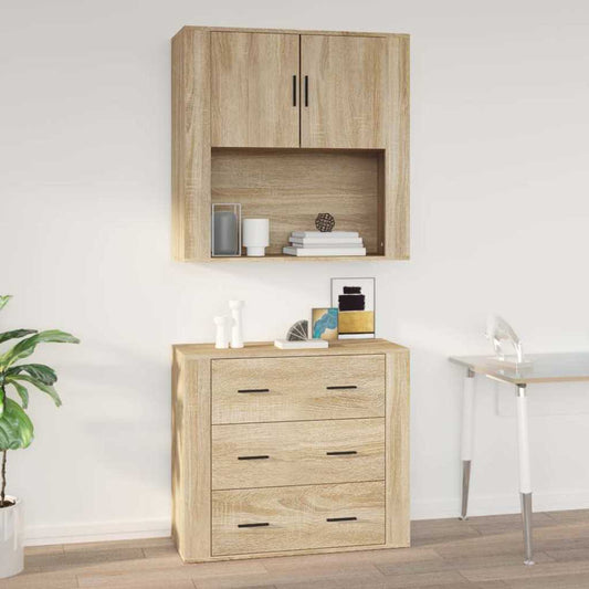 Wall Cabinet | Sonoma Oak | Engineered wood | Medium | Wall Cabinet