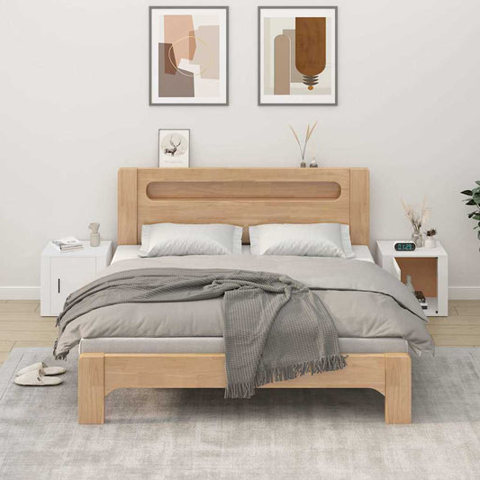 Bedside Cabinet | Set of 2 | White | Engineered wood | Medium
