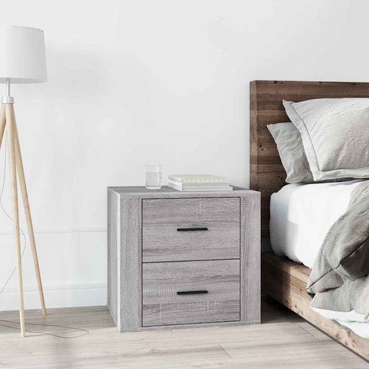 Bedside Cabinet Grey Sonoma 50x39x47 cm