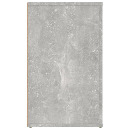 Bedside Cabinet Concrete Grey 50x36x60 cm Engineered Wood
