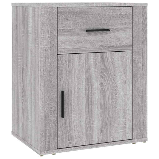 Bedside Cabinet Grey Sonoma 50x36x60 cm Engineered Wood