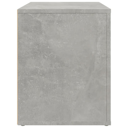 Bedside Cabinet Concrete Grey 60x36x45 cm Engineered Wood