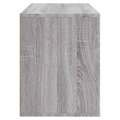 Shoe Cabinet Grey Sonoma 80x35x45 cm Engineered Wood