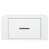 Wall-mounted Bedside Cabinets 2 pcs White 50x36x25 cm