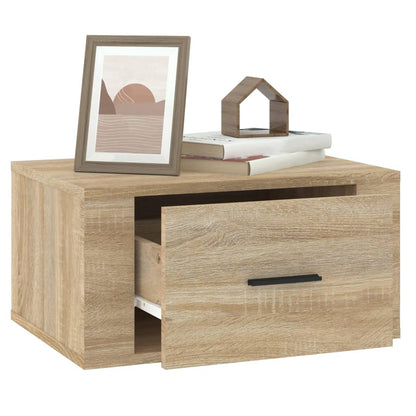 Wall-mounted Bedside Cabinets 2 pcs Sonoma Oak 50x36x25 cm