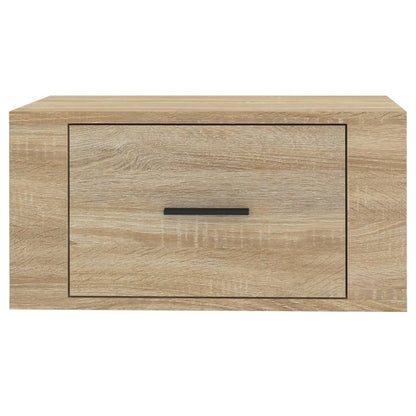 Wall-mounted Bedside Cabinets 2 pcs Sonoma Oak 50x36x25 cm