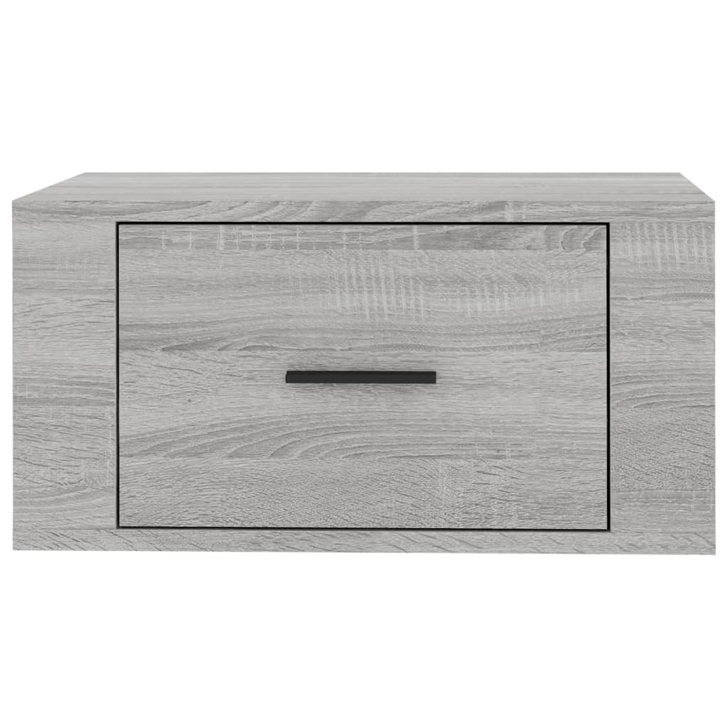 Wall-mounted Bedside Cabinet Grey Sonoma 50x36x25 cm