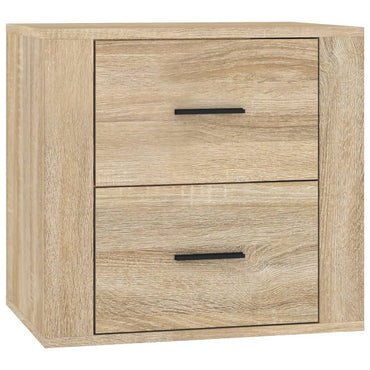 Wall-mounted Bedside Cabinet Sonoma Oak 50x36x47 cm