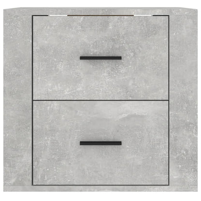 Wall-mounted Bedside Cabinet Concrete Grey 50x36x47 cm