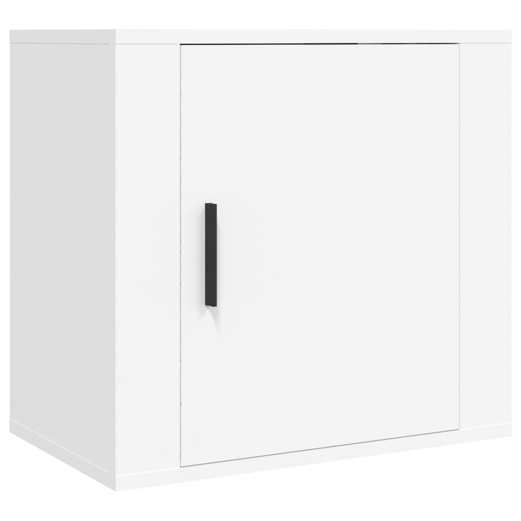 Wall-mounted Bedside Cabinets 2 pcs White 50x30x47 cm