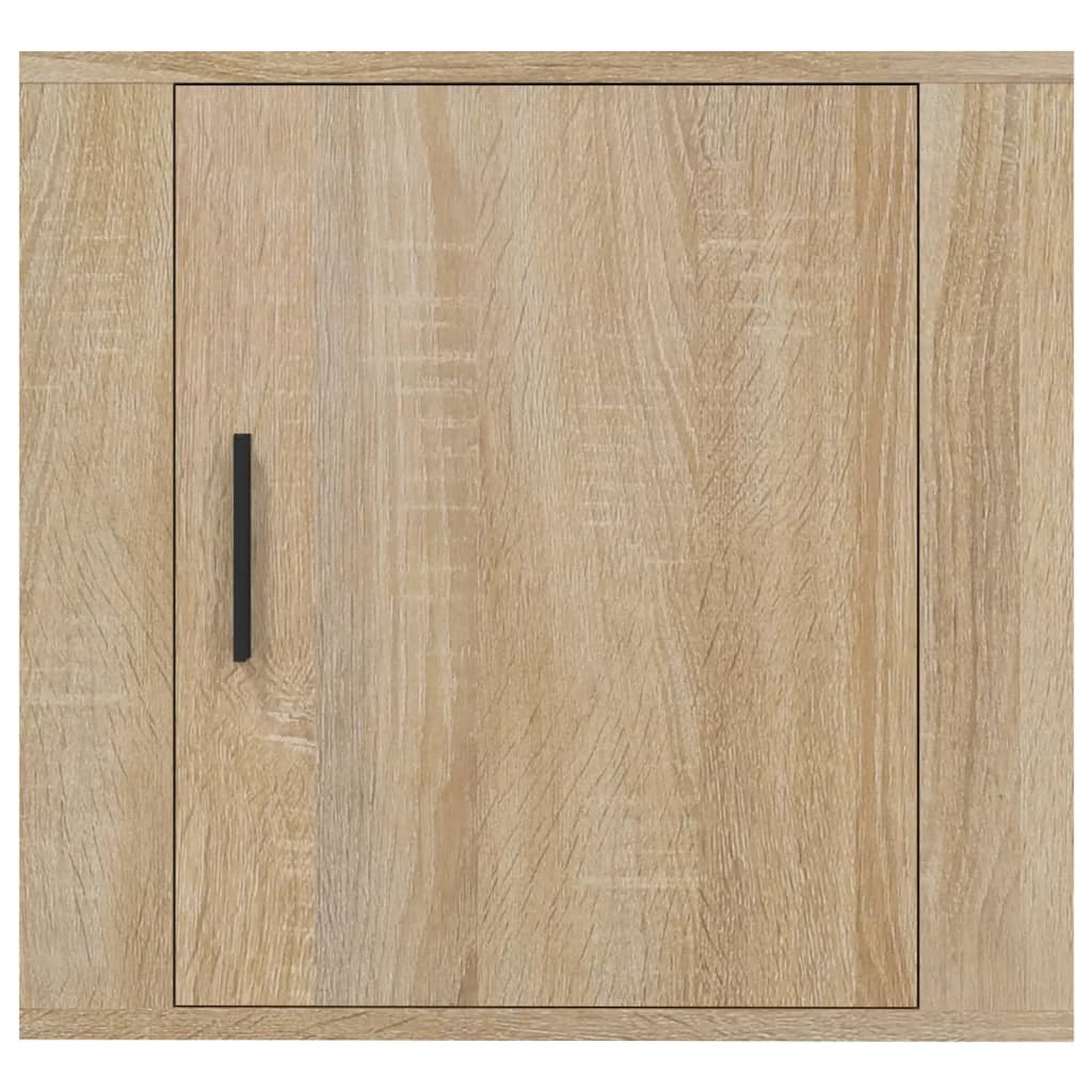 Wall-mounted Bedside Cabinets 2 pcs Sonoma Oak 50x30x47 cm