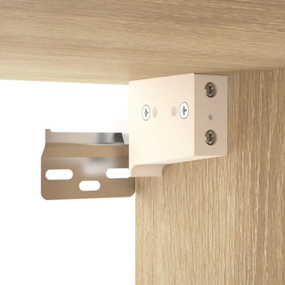 Wall-mounted Bedside Cabinets 2 pcs Sonoma Oak 50x30x47 cm