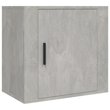 Wall-mounted Bedside Cabinet Concrete Grey 50x30x47 cm