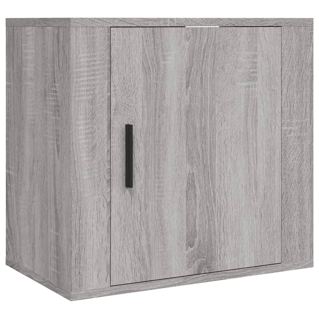 Wall-mounted Bedside Cabinet Grey Sonoma 50x30x47 cm