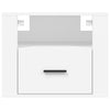 Wall-mounted Bedside Cabinets 2 pcs White 50x36x40 cm