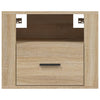 Wall-mounted Bedside Cabinets 2 pcs Sonoma Oak 50x36x40 cm