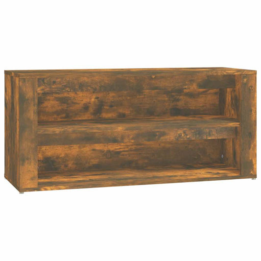 Shoe Rack | Smoked oak | Engineered wood | Medium | Shoe Rack