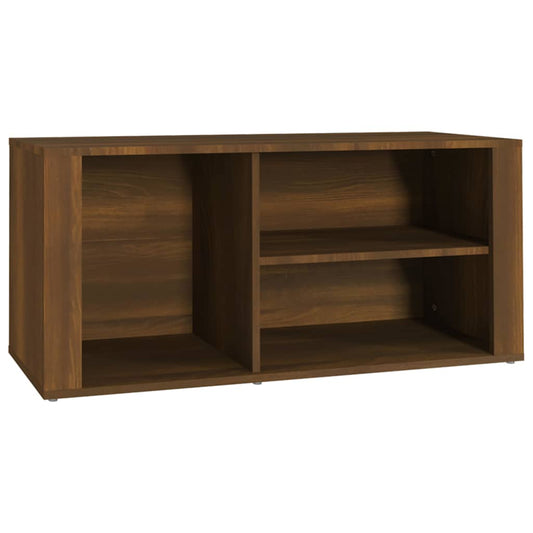 Shoe Cabinet | Brown Oak | Engineered Wood | Medium | Shoe Cabinet