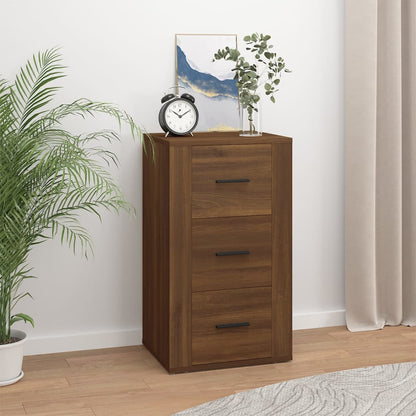 Sideboard Brown Oak 40x33x70 cm Engineered Wood